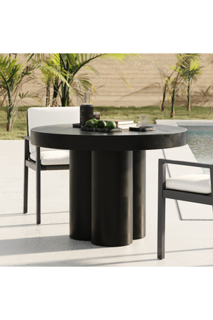 Round Concrete Dining Table | OROA Modern Bruni
