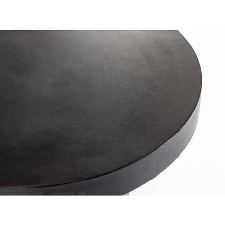 Concrete Round End Table | OROA Modern Bruni
