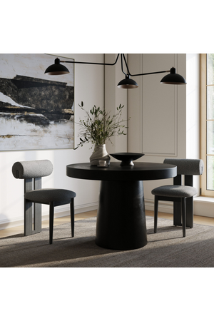 Round Concrete Pedestal Dining Table | OROA Modern Desoto | Oroa.com