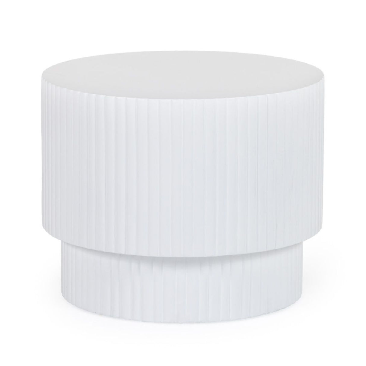   Concrete Round End Table | Oroa.com