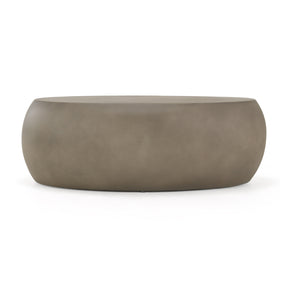 Gray Oval Coffee Table - OROA Modern Denny - view 1