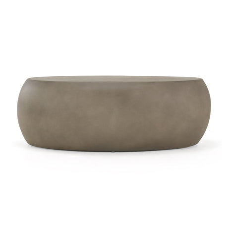 Gray Oval Coffee Table - OROA Modern Denny - view 1