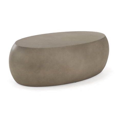Gray Oval Coffee Table - OROA Modern Denny - view 3