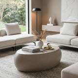 Oval Concrete Coffee Table | OROA Modern Denny | Oroa.com