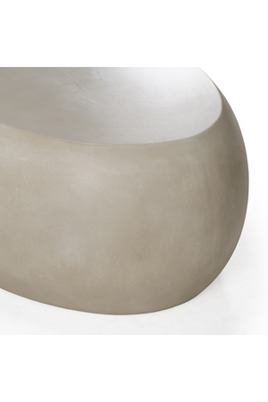 Oval Concrete Coffee Table | OROA Modern Denny | Oroa.com