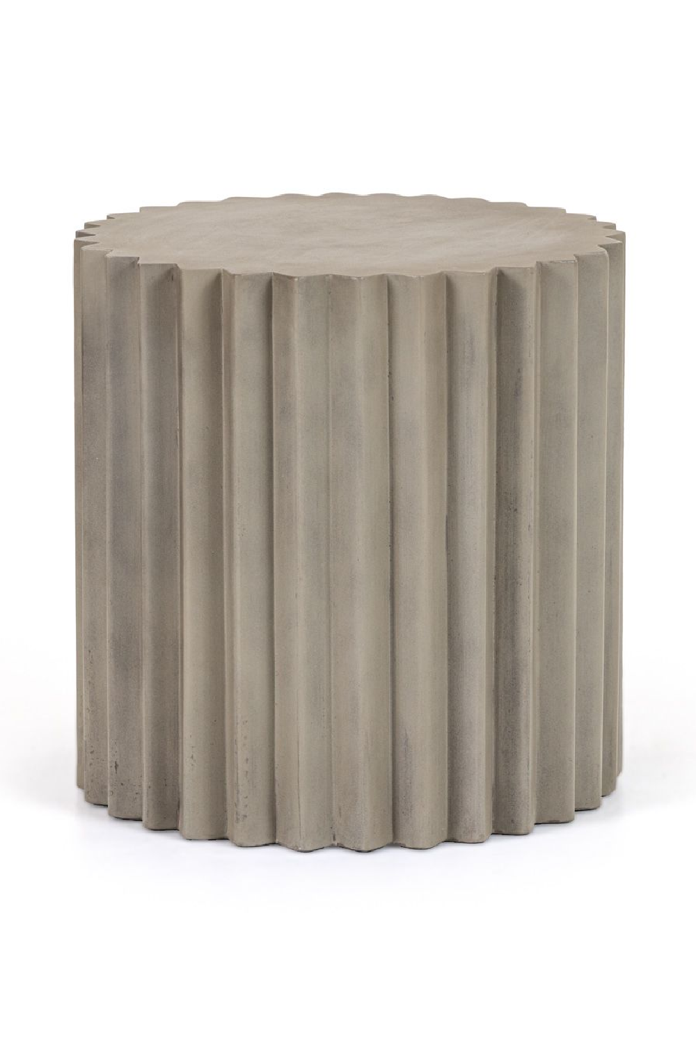 Ribbed Cylindrical End Table | OROA Modern Evadale | Oroa.com