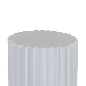   Ribbed Cylindrical End Table | Oroa.com