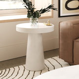 Concrete Pedestal End Table | OROA Modern Desoto