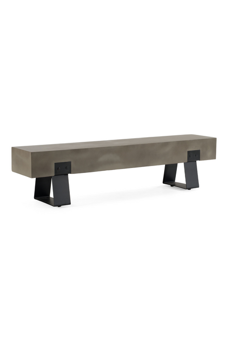 Gray Concrete Bench | OROA Modern Haring | Oroa.com
