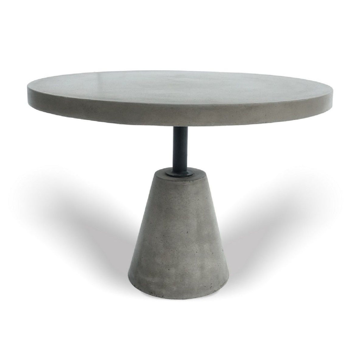 Concrete Round End Table | OROA Modern Lenado