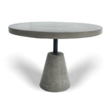 Concrete Round End Table | OROA Modern Lenado