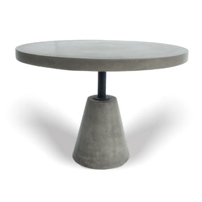 Concrete Round End Table - OROA Modern Lenado - view 1