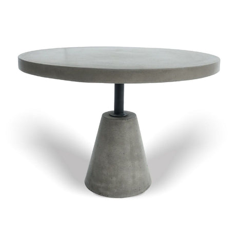 Concrete Round End Table - OROA Modern Lenado - view 1