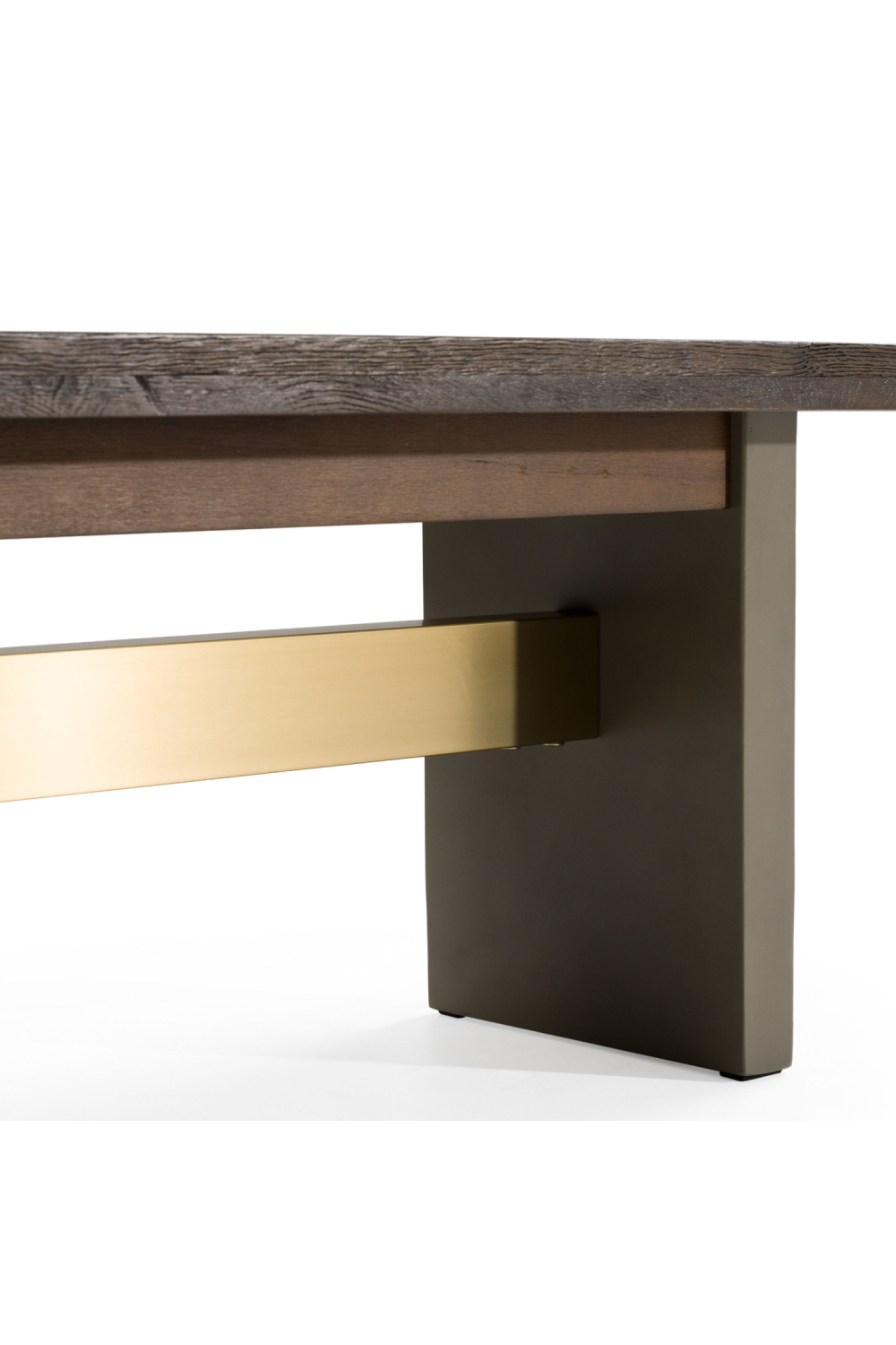 Gray Concrete Dining Bench | OROA Modern June | Oroa.com