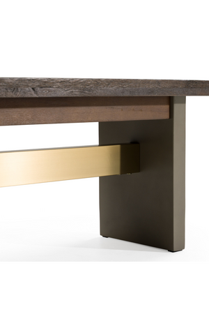 Gray Concrete Dining Bench | OROA Modern June | Oroa.com