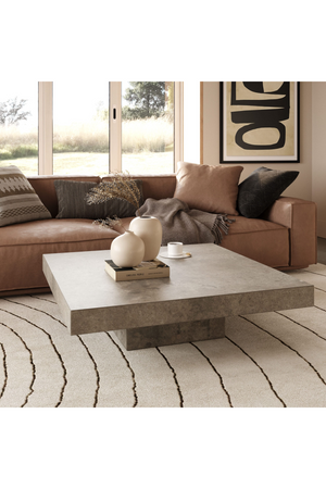 Square Concrete Coffee Table | OROA Modern Morley | Oroa.com