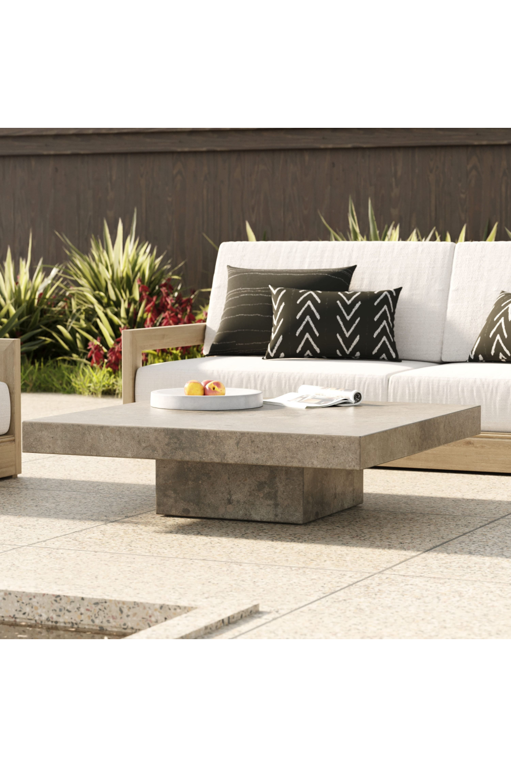 Square Concrete Coffee Table | OROA Modern Morley | Oroa.com