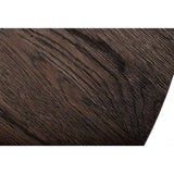 Round Oak & Concrete Dining Table | OROA Modern Renzo