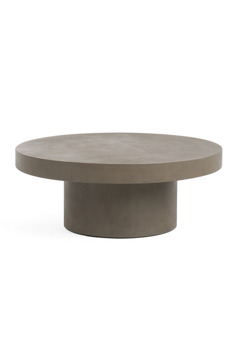 Round Concrete Coffee Table | OROA Modern Morley | Oroa.com