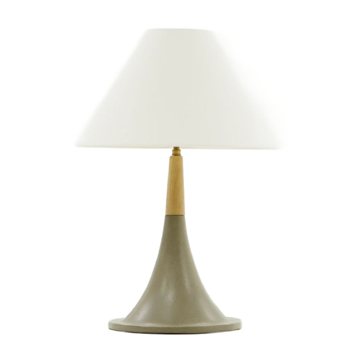 Concrete & Oak Table Lamp | OROA Modern Nunez