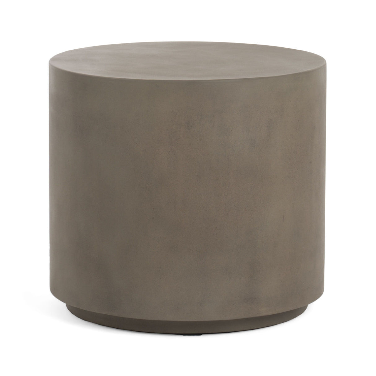   Gray Concrete Cylindrical End Table | Oroa.com