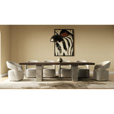 Oak & Concrete Dining Table | OROA Modern Renzo