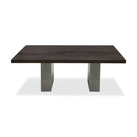 Oak & Concrete Dining Table - OROA Modern Renzo - view 3