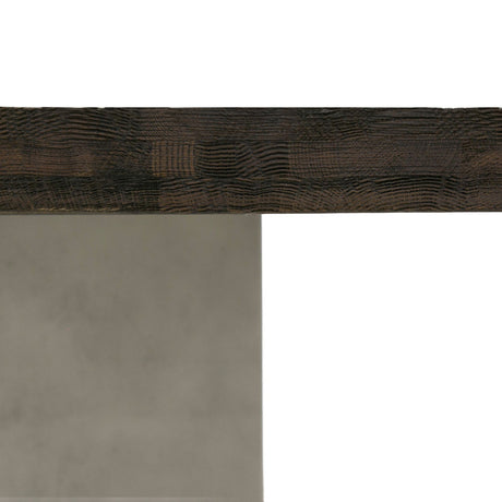 Oak & Concrete Dining Table - OROA Modern Renzo - view 7
