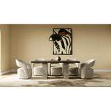 Oak & Concrete Dining Table | OROA Modern Renzo