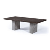 Oak & Concrete Dining Table | OROA Modern Renzo