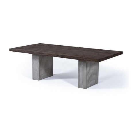 Oak & Concrete Dining Table - OROA Modern Renzo - view 10