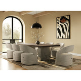 Oak & Concrete Dining Table | OROA Modern Renzo