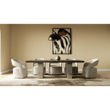 Oak & Concrete Dining Table | OROA Modern Renzo