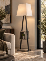 Black Metal Frame Floor Lamp | OROA Modern Cortez
