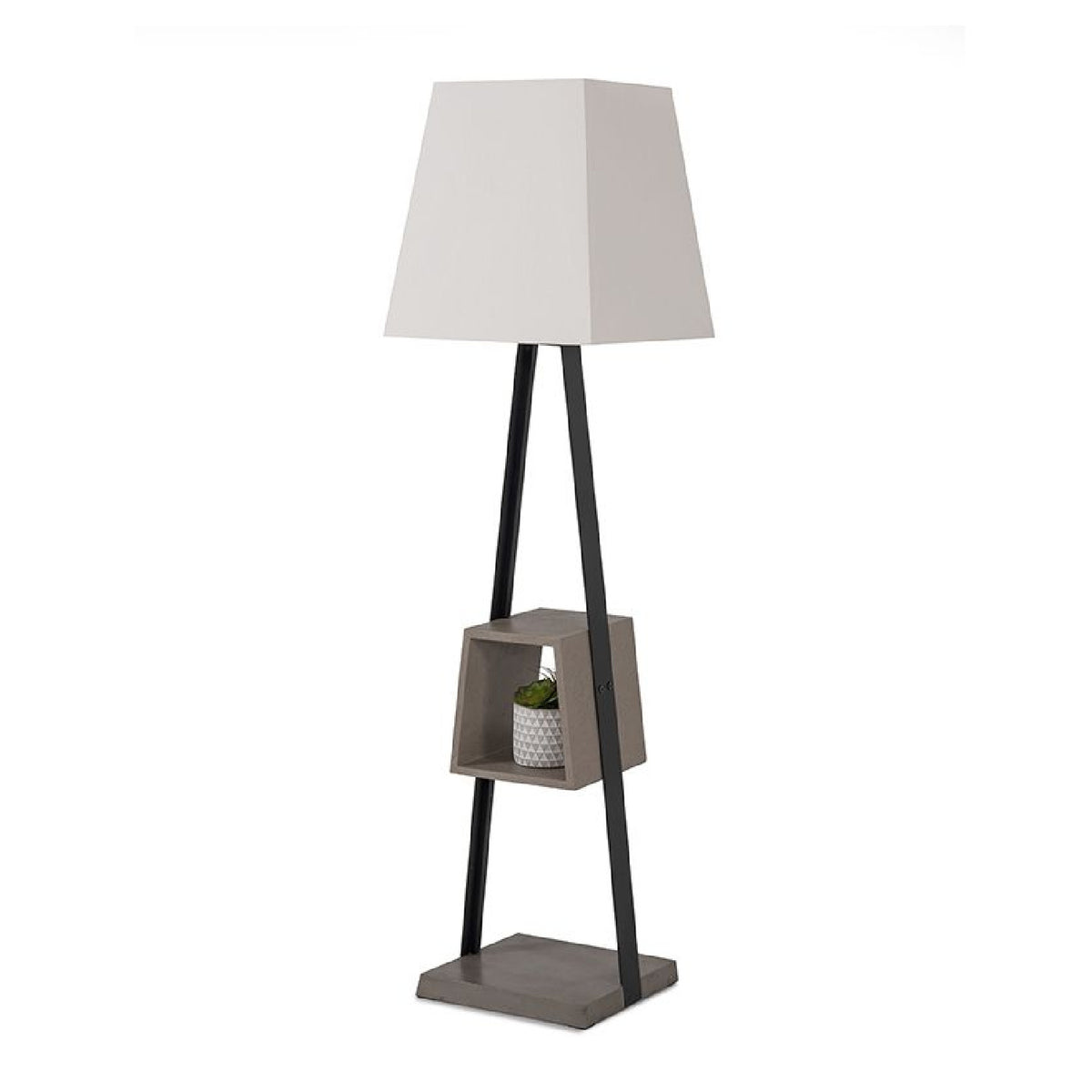 Black Metal Frame Floor Lamp | OROA Modern Cortez