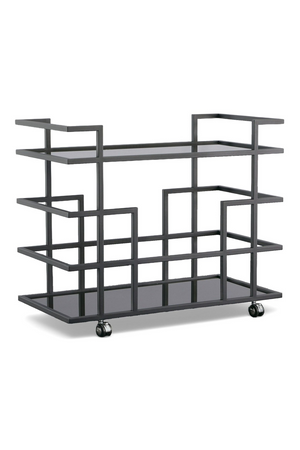 Black Stainless Steel Wine Rack | OROA Modern Deakin | Oroa.com
