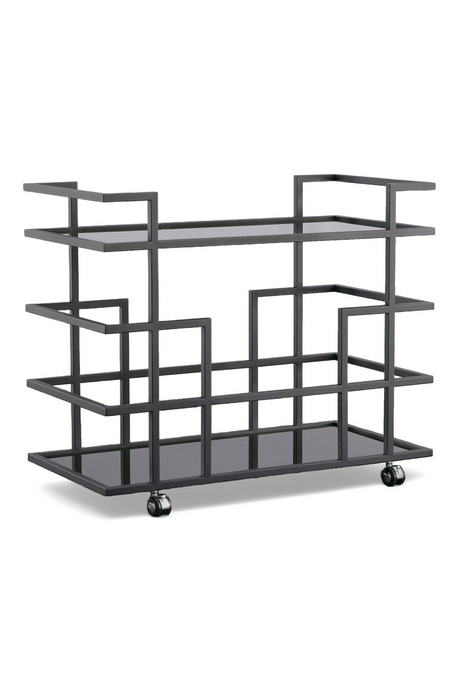 Black Stainless Steel Wine Rack | OROA Modern Deakin | Oroa.com