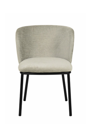 Gray Curved Dining Chair Set (2) | OROA Modern Bessie | Oroa.com