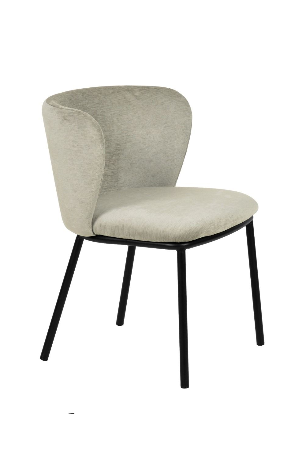 Gray Curved Dining Chair Set (2) | OROA Modern Bessie | Oroa.com