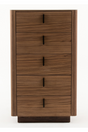 5-Drawer Walnut Chest | OROA Modern Chelton Oroa.com