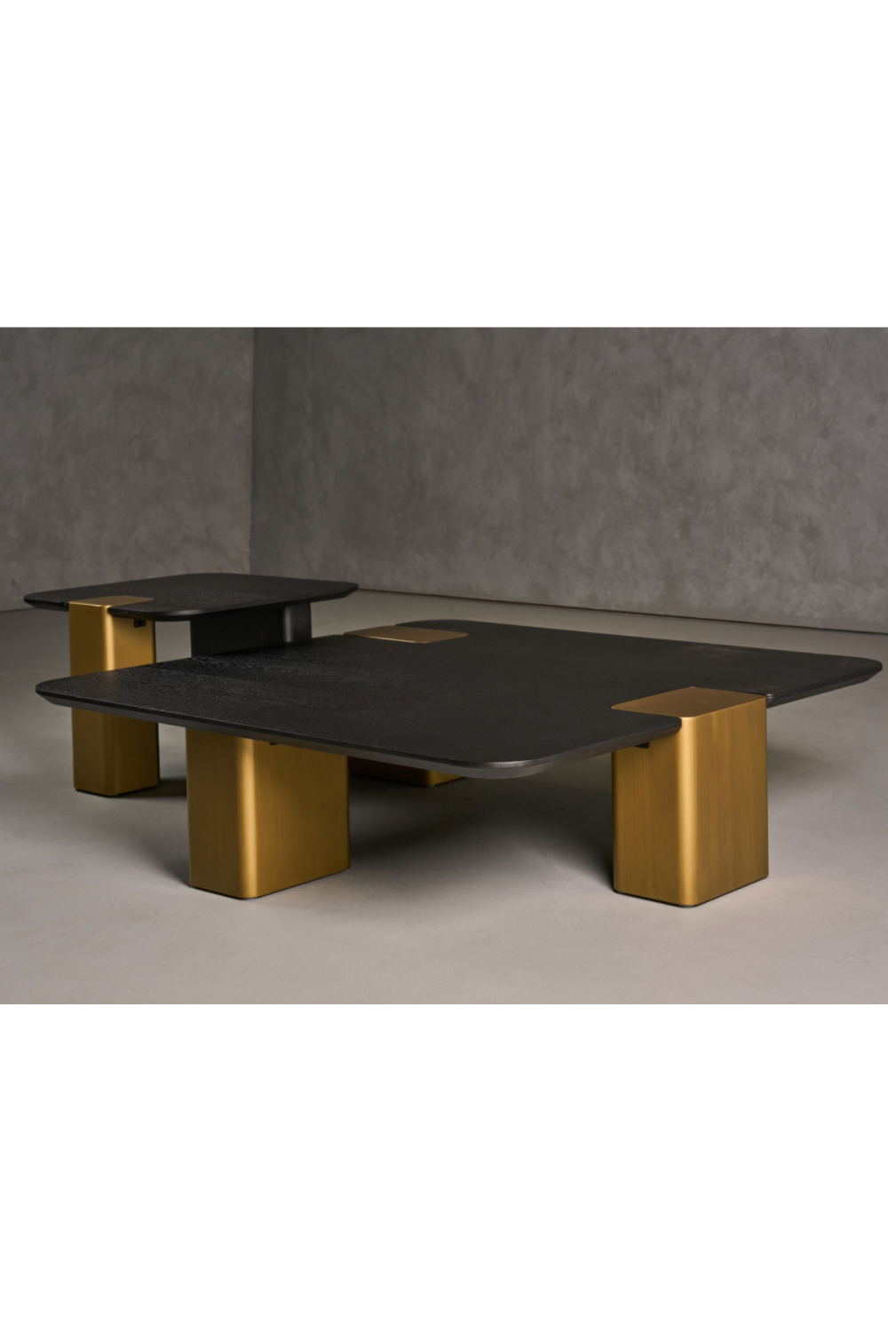 Black Oak Nesting Coffee Tables (2) | OROA Modern Harold | Oroa.com