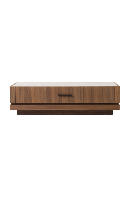 1-Drawer Walnut Coffee Table | OROA Modern Bailey | Oroa.com