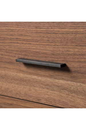 2-Drawer Walnut Nightstand | OROA Modern Bailey | Oroa.com