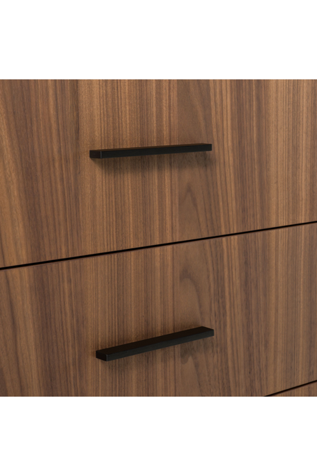 5-Drawer Walnut Chest | OROA Modern Bailey | Oroa.com