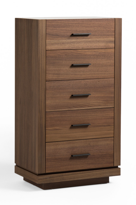 5-Drawer Walnut Chest | OROA Modern Bailey | Oroa.com