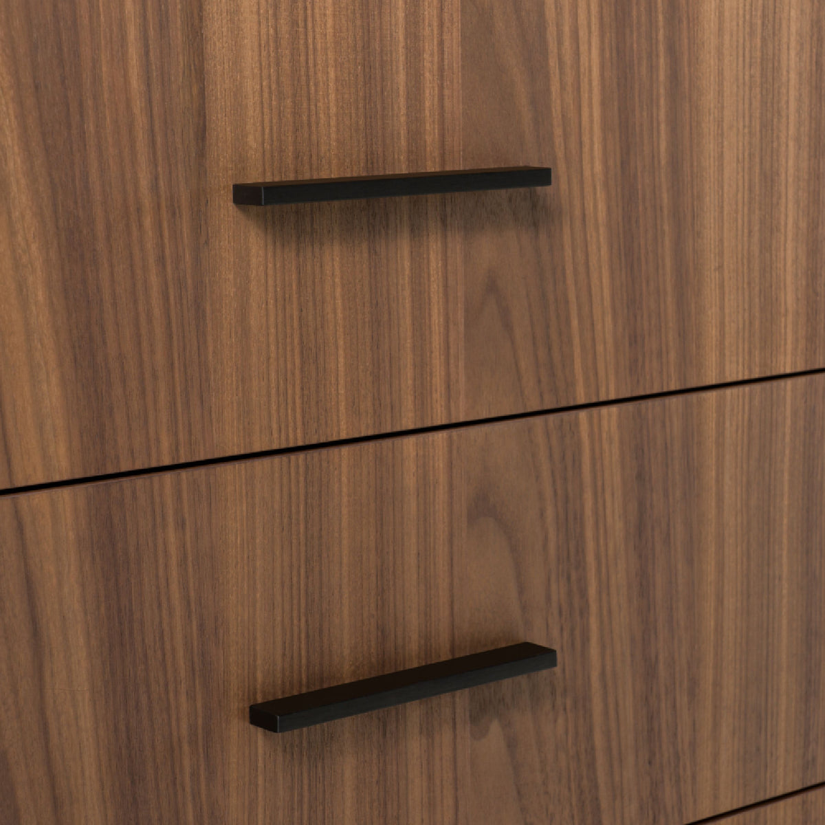 Modern European furniture - 5-Drawer Walnut Chest - www.oroa.com