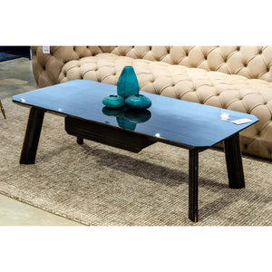   1-Drawer Ebony Coffee Table | Oroa.com