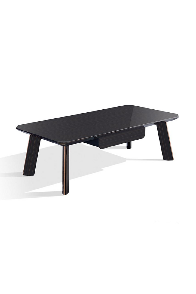 1-Drawer Ebony Coffee Table | OROA Modern Chadwick | Oroa.com