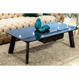 1-Drawer Ebony Coffee Table | OROA Modern Chadwick | Oroa.com