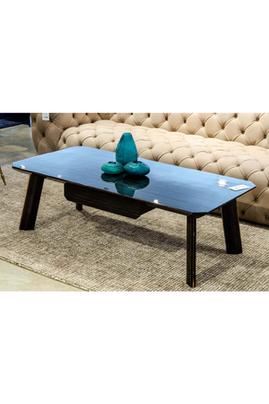 1-Drawer Ebony Coffee Table | OROA Modern Chadwick | Oroa.com